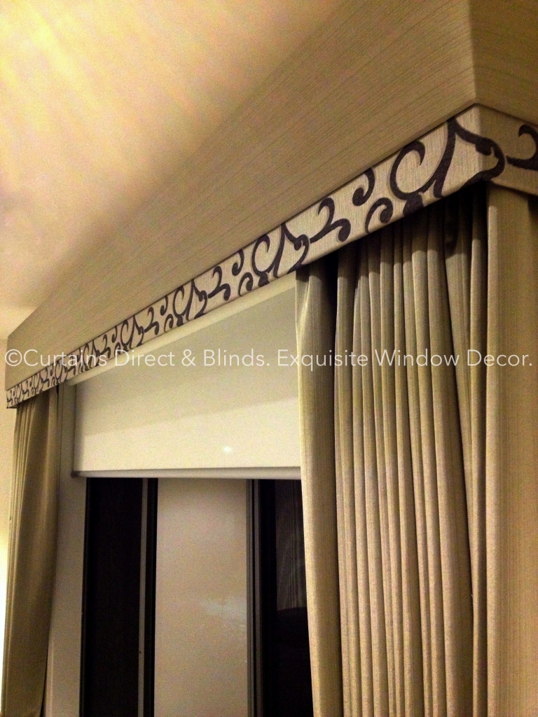 Custom Curtains, Pelmet & Roller Blind